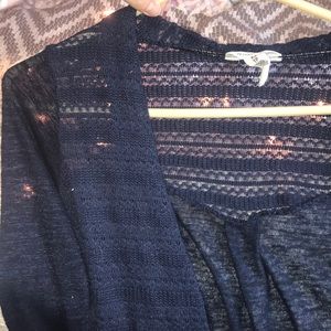 XS Navy Blue Cardigan